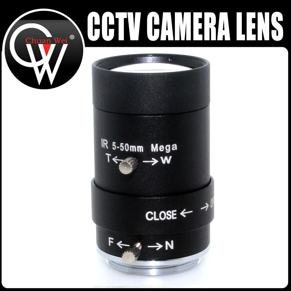 5pcs/lot 3MP HD 5-50mm CS Lens 1/3
