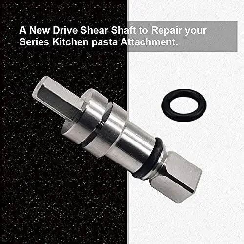 Pasta Attachment Shear Shaft Coupler Drive Shear Shaft Replacement For KitchenAid Pasta Attachments KSMP Series Pasta Making Tools