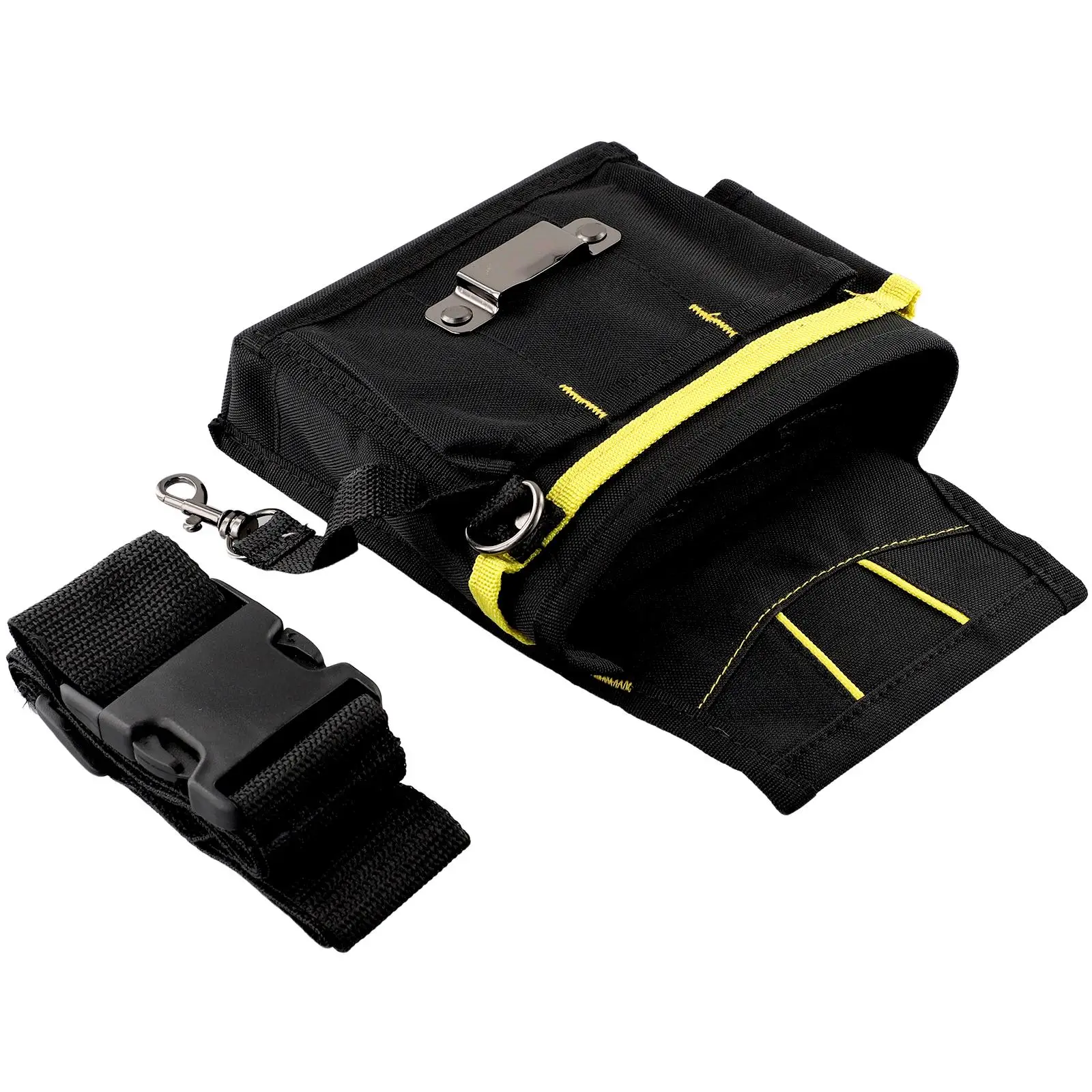 

Electrician Waist Belt Tool Pouch Bag Black Oxford Fabric For Hold Wrench Hammer Screwdriver Hand Tool 24*17*4cm