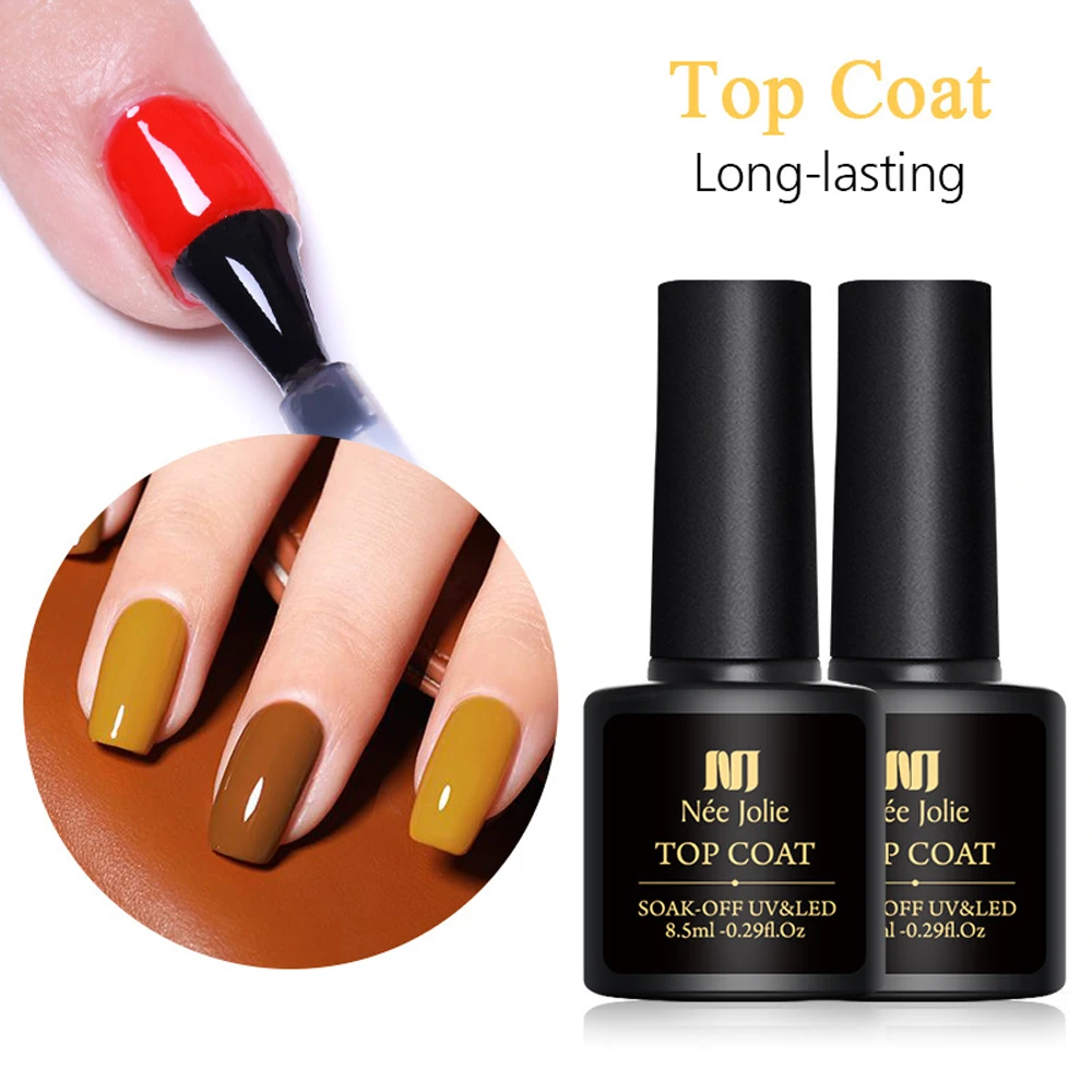 

Multi-use Base/Top Coat Polish Transparent Nail Art Gel UV LED Soak Off Long Lasting Primer Manicure Varnish база для гель лака