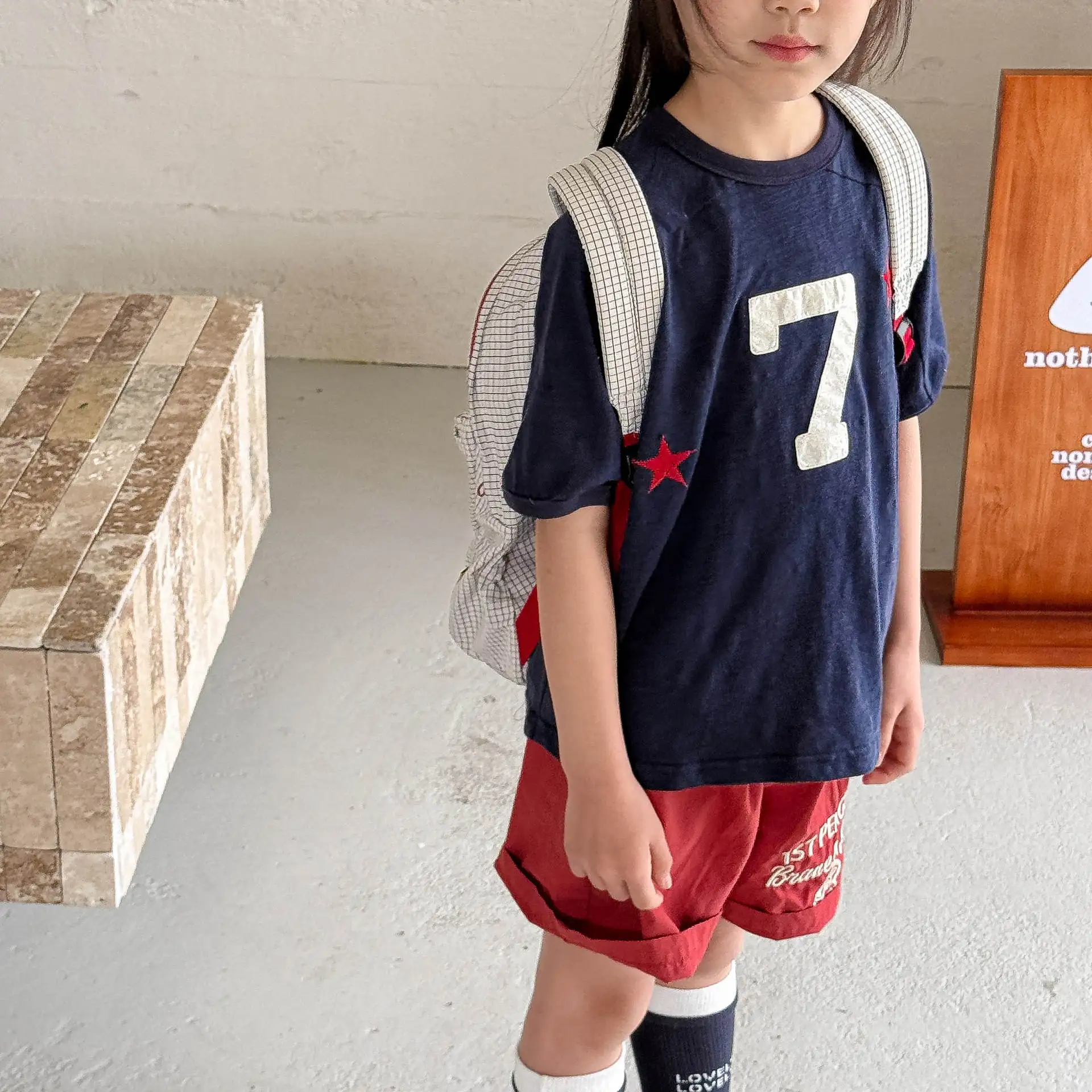 Kids Summer Patchwork T Shirt