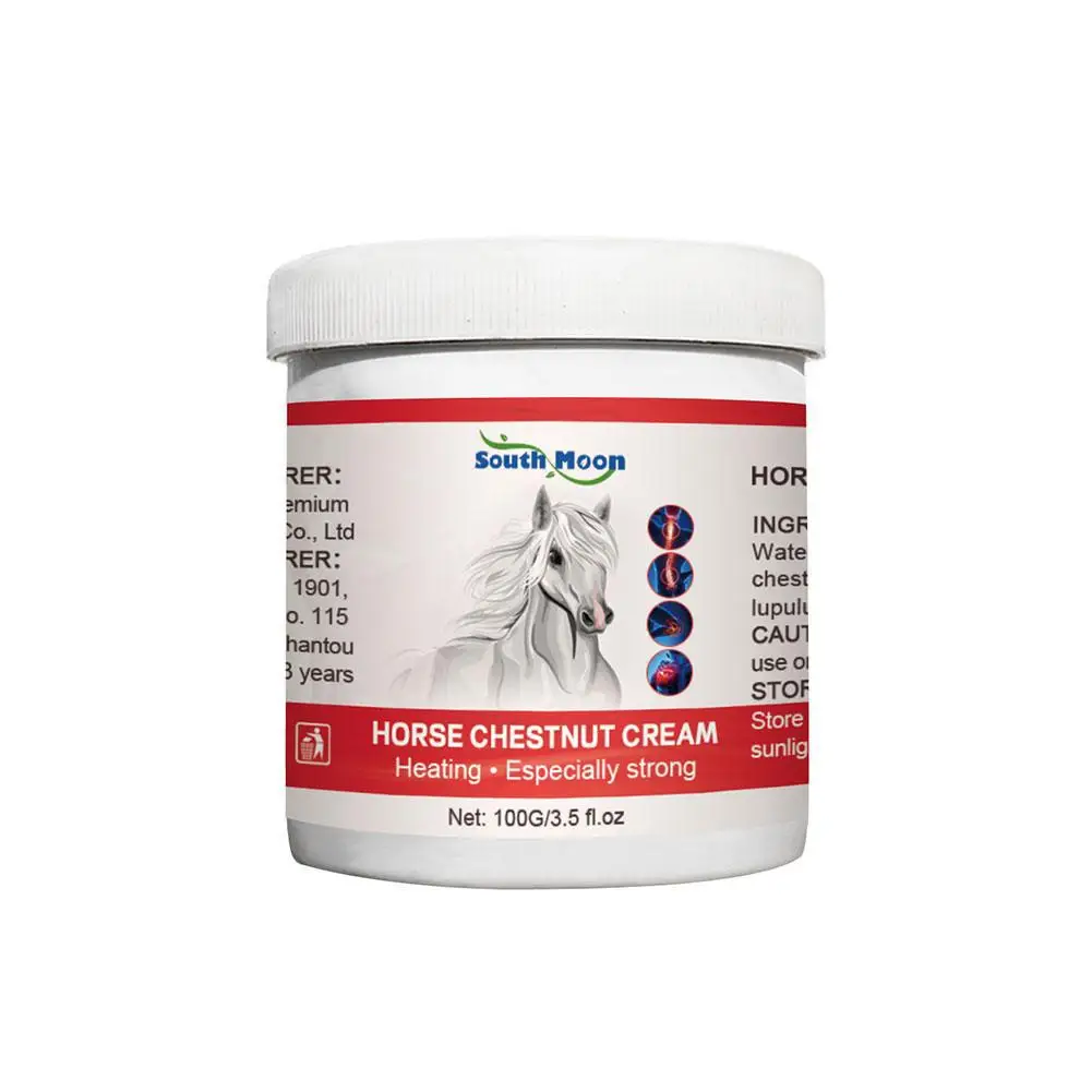 100g Horse Balm Chestnut Heating Joint Massage Gel Muscle Pain Relief Back Leg Arthritis Medical Health Care Cream