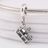 Authentic S925 Sterling Silver Vintage Charles Bridge Prague Castle Dangle Charm Fit Women Bracelet Bangle DIY Jewelry Girl Gift 1