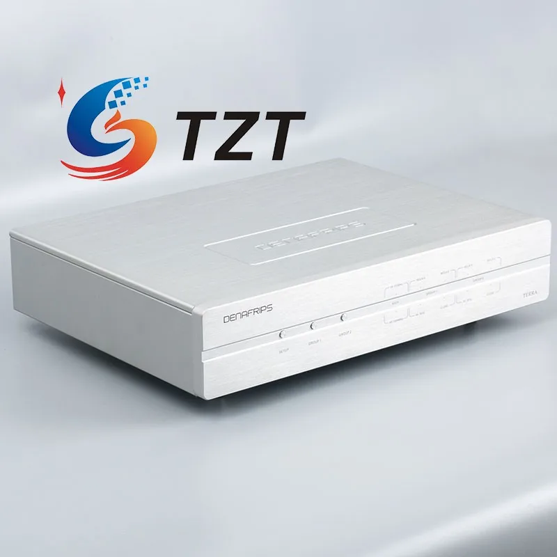 TZT Denafrips Silvery/Black TERRA 고 충실도 풀 밸런스 무손실 오디오 플레이어 MCLK 지원 다중 채널 입력