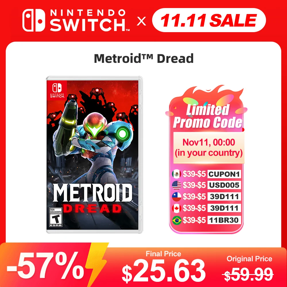 Nintendo Switch Game Metroid Dread Nintendo Switch Game 100% Official Original Physical Game Card Action Adventure Genre for Switch OLED Lite