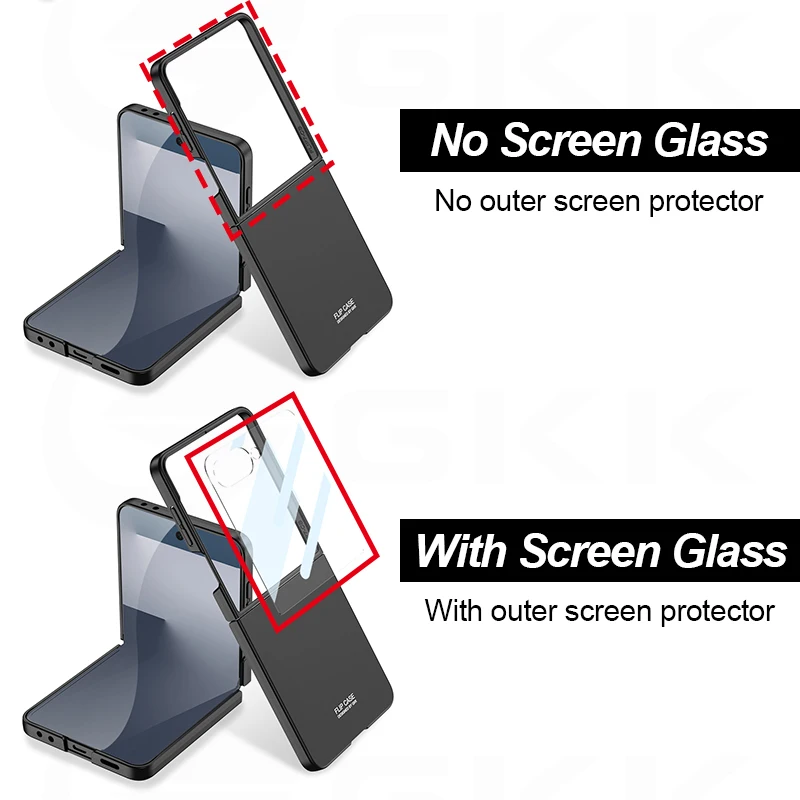 Ultra-thin Plastic Hard Case for Samsung Galaxy Z Flip 7 Shockproof Protective M