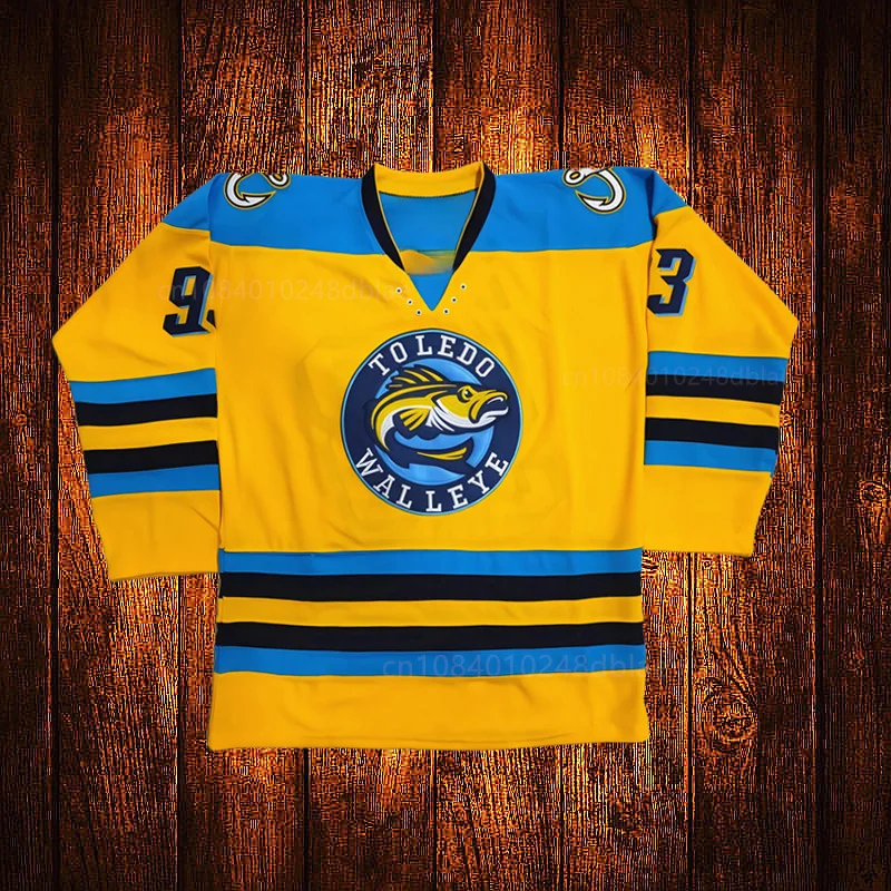 Vintage Toledo Walleye A.J. Jenks Nightingale Embroidery Stitched Hockey Jersey Youth Kids Adult Any Size And name 70