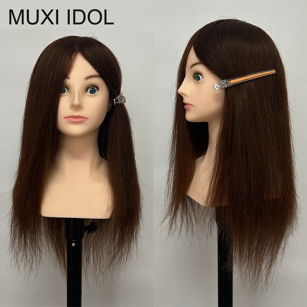 High Grade Mannequin Head - 100% Human Hair