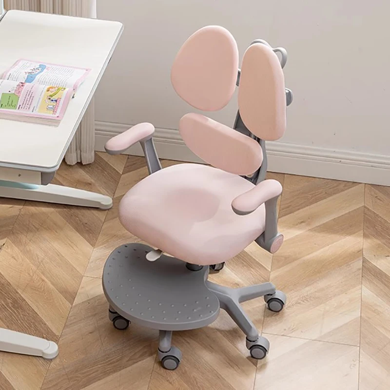 School Furniture Study Chair Armchair Child Design Safety Seats Girl Room Stool Growing Children Designer Home Fotel Dla Dziecka