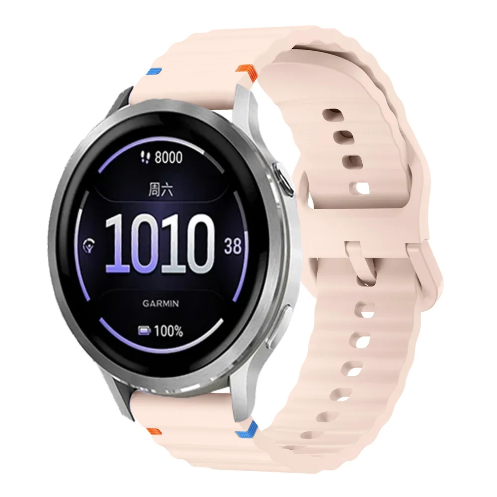 Sport Wave Silicone Strap - Versatile 18/20/22mm Band