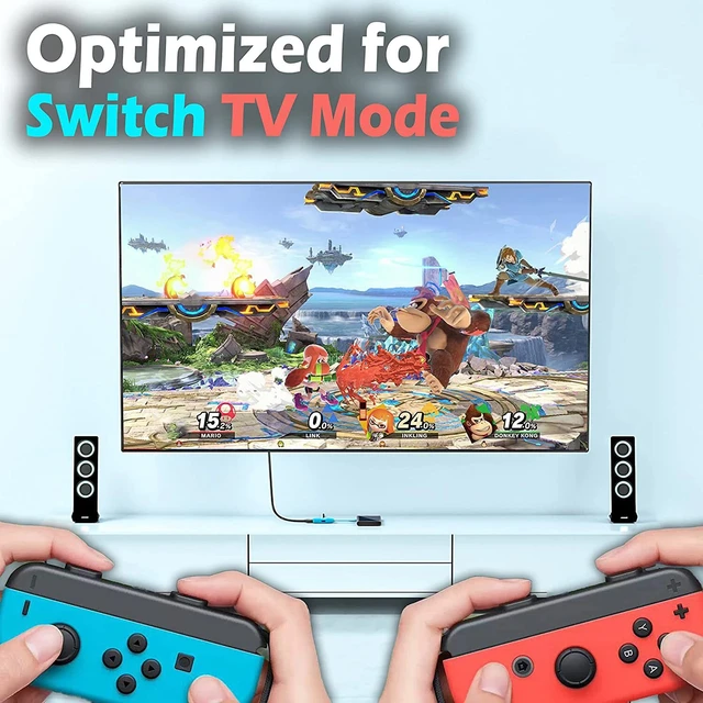 Tv Docking Station For Nintendo Switch Switch Oled Charging Dock Adapter  With Usb C Rj45 4k Hdmi-compatible Hd Video Converter - Accessories -  AliExpress