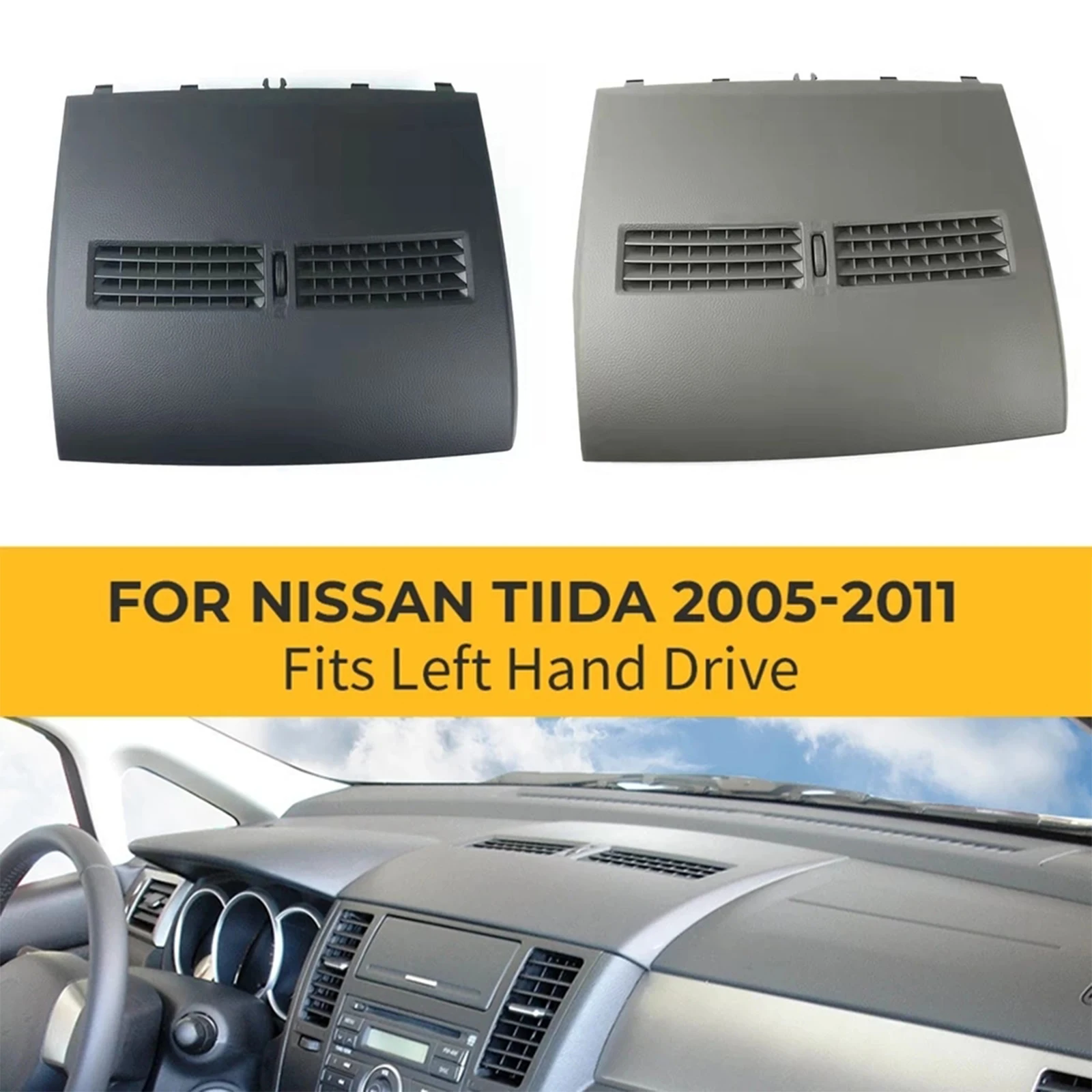 

Для Nissan Tiida автомобильный Кондиционер Розетка отделка-приборная плита 2005-2011 2010 2009 2008 2007 2006 AC вентиляционные отверстия чехол