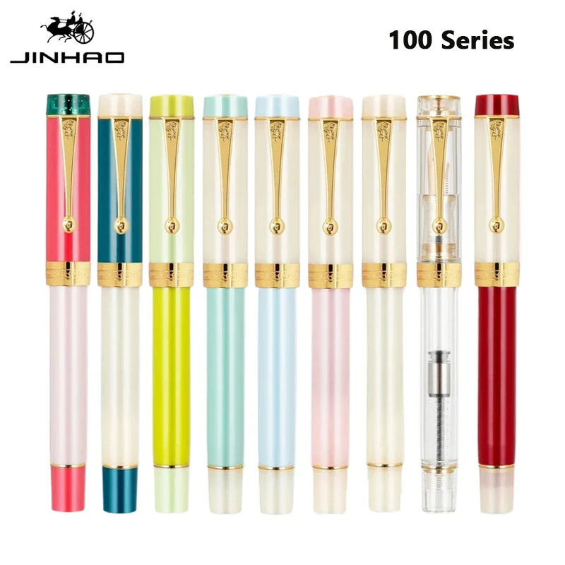 Fountain Pen Resin Writing Pen Stationery Office School Supplies Jinhao 100 Centennial F M Classic Nib fountain pen