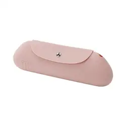 Portable Waterproof Silicone Cosmetic and Makeup Brush Storage Bag - Dirt - resistant Travel Toiletries Organizer (Pink)