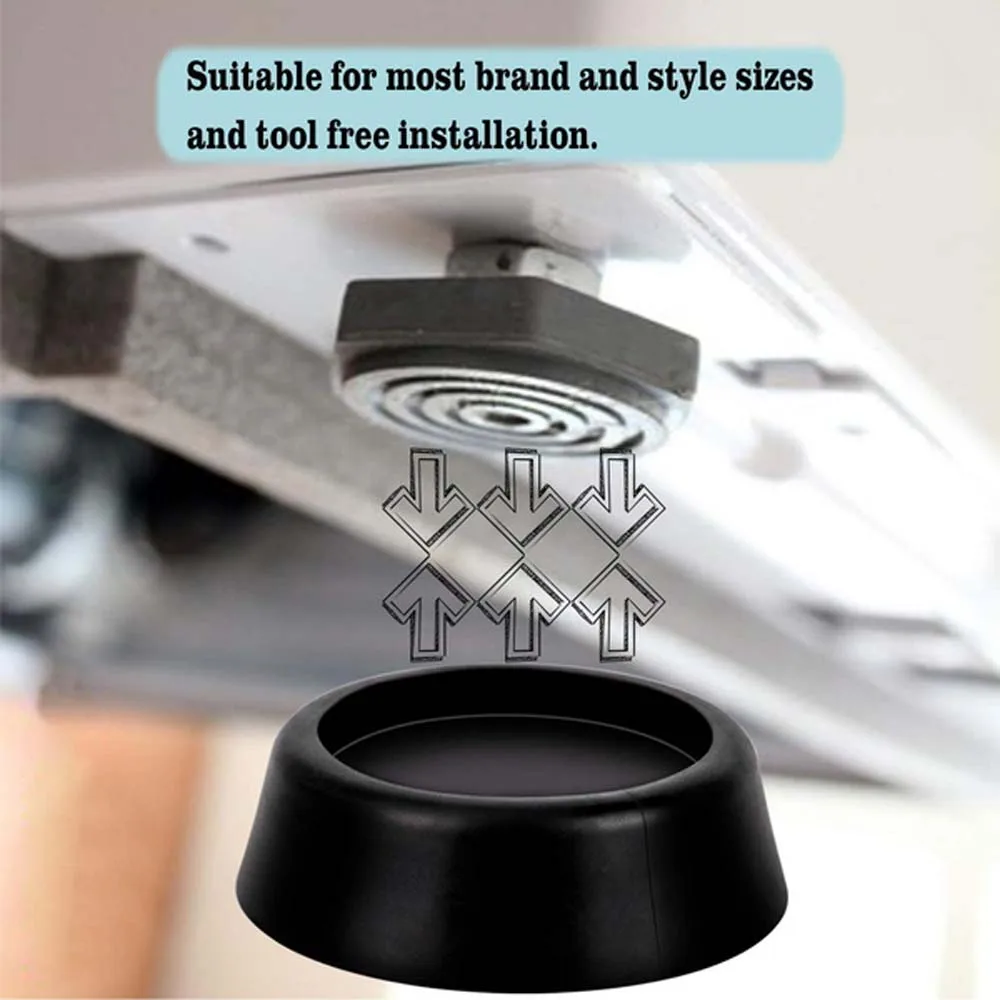 Non Slip Washing Machine Pads Dryer Stand Base Silicone Feet Mats Anti Vibration Table Chair Leg Cover Furniture Legs Protectors furniture leg pads furniture pads rubber pads washing machine pads anti vibration pads silicone pads