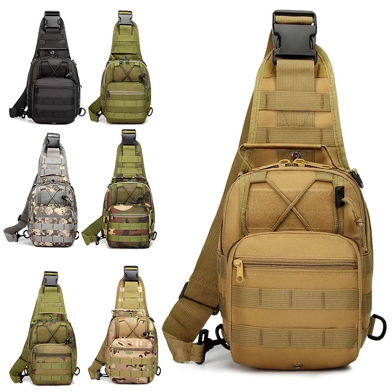 Waterproof Nylon Tactical Crossbody Bag for Outdoor Sports Hunting