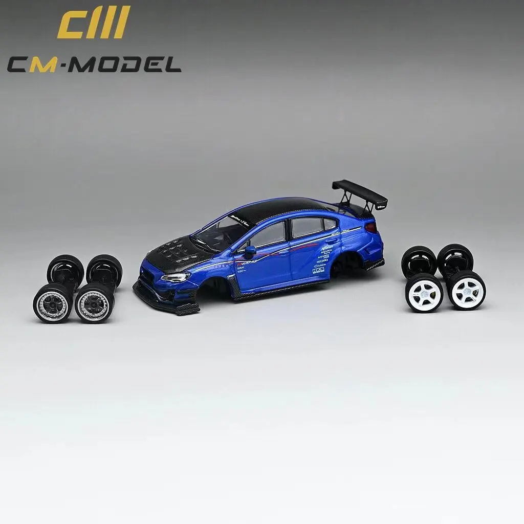 

Newly Stocks CM Model 1/64 VAB Wrx VA Varis Widebody Kit Blue Carbon Cover Diecast In 2023 Collection Gift Scale Model Car