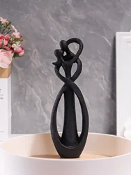 Nordic Style Creative Home Decor: Embracing Couple Sculpture (BL545 - 1)