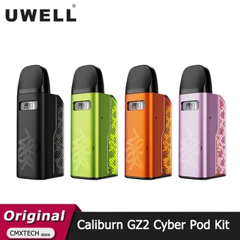 Uwell caliburn gz2 cyber pod kit 17w vape s 850 mAh batériou 2ml caliburn g2 cartridge vaporizér pre elektronické cigarety_Originálny uwell caliburn gz2 cyber pod kit 17w vape s 850mah batériou 2ml caliburn g2 cartridge