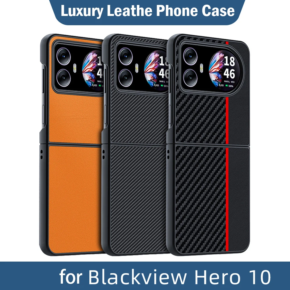 Luxurious Fiber PU-Leather Shockproof Phone Case Cover