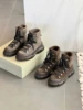 Autumn and Winter New high quality High-heeled Thick-soled Round Toe Lace-up Boots,Women's Shoes