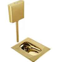#Automatic Concealed Stool Sensor Golden Toilet Flush Valve Infrared Potty Chair Flush Valve 1