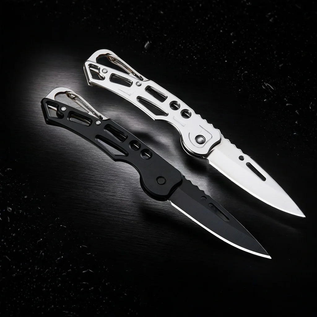 Folding Knife Stainless Steel Survival Hunting Camping Fishing Portable Fruit Carrying Outdoor Tools Survival Hand Tools folding knife