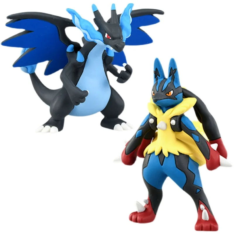 

TAKARA TOMY Pokemon Figures Anime Super Evolution Charizard Dolls Super Lucario Mega Model Children Toys Action Figure