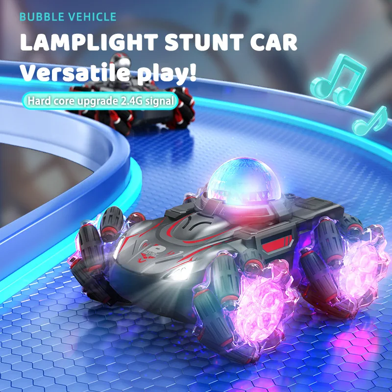 

Kids' Double-Sided Stunt Toy Car Remote control Racing Car High Speed Drifting Toy Electric Car Light Toy Boy Toy Gift For Kids