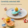 1pcs Baby Water Play Toys Kayak Baby Yellow Duck Rowing Boat Bathing Girls Children Bathroom Wind Up Beach Pull Line bath toys 3