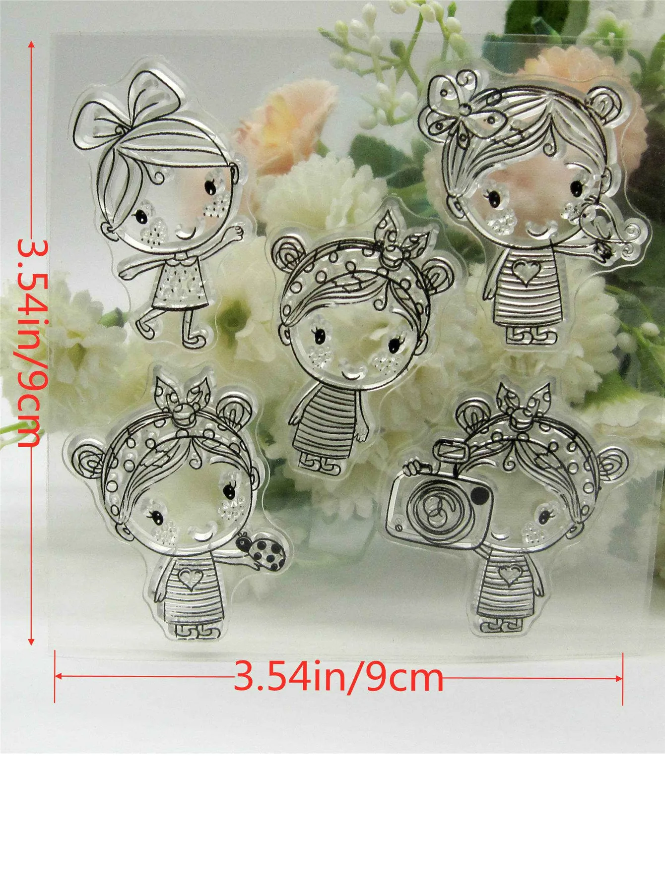 Beautiful Girl Transparent Silicone Stamp And Metal Die/Seal For DIY Scrapbooking/photo Album Decorative Clear Stamp Lace clear stamps clear rubber stamps