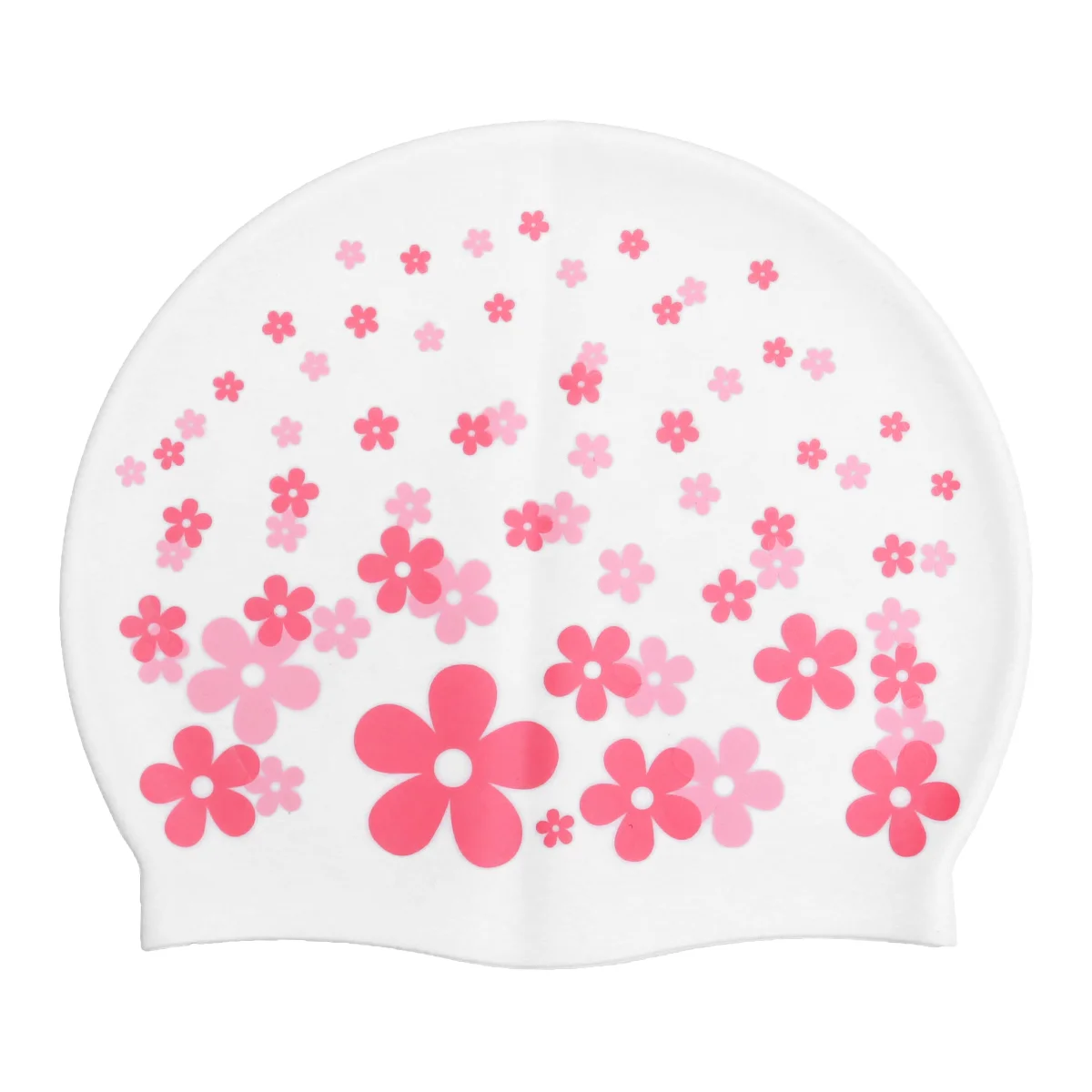 

Children's Swimming Cartoon Silicon Waterproof Protect Ear Swim Pool Hat Children Caps(Rose Red Flower Children's Rubber Cap)