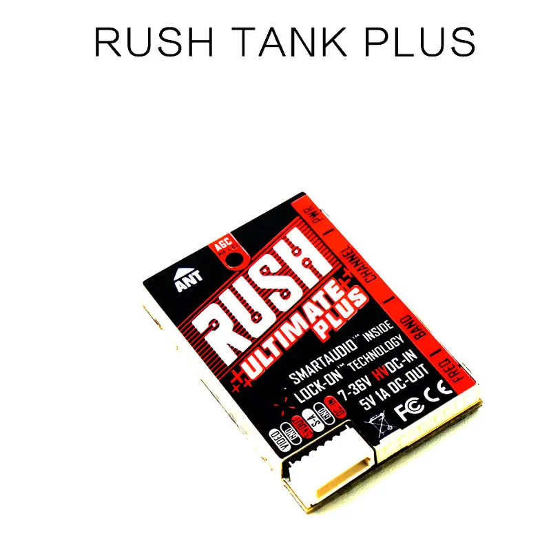 

RUSHFPV RUSH Tank Plus VTX 5.8G 48CH RaceBand Pitmode 25mW 200mW 500mW 800mW Adjustable FPV VTX 2-8S for FPV Freestyle Drones