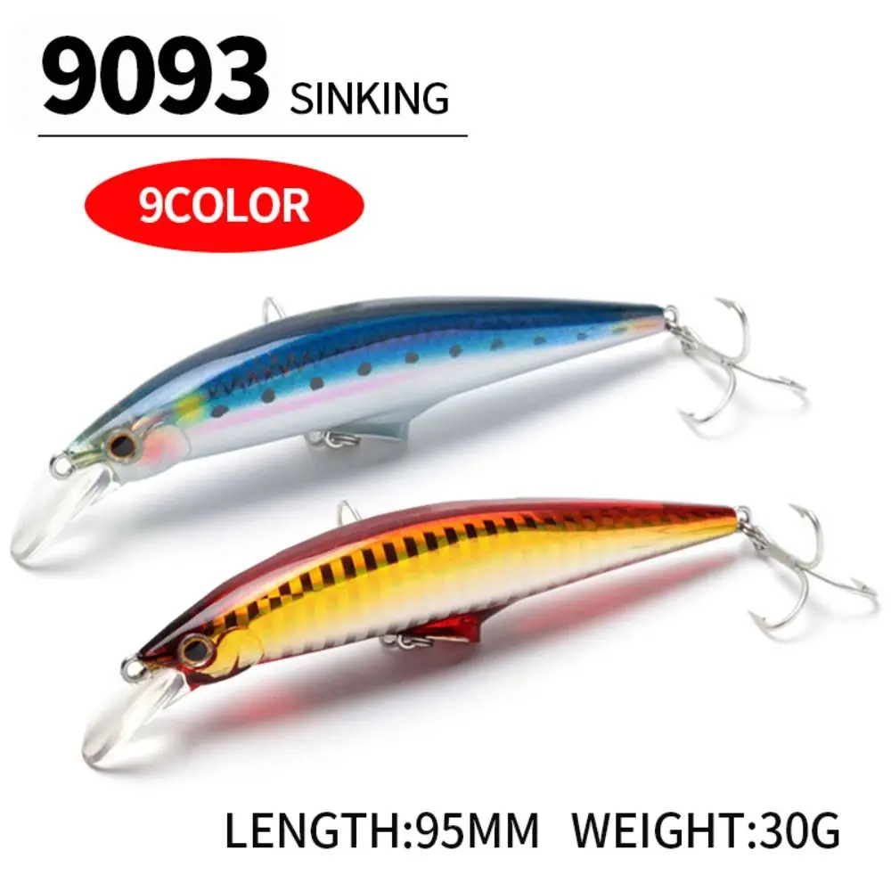 

1pc Pencil Fishing Lure Whopper Weights 95MM/30G Hard Bait Top Water Surface Articulos De Pesca Isca Artificial Lures