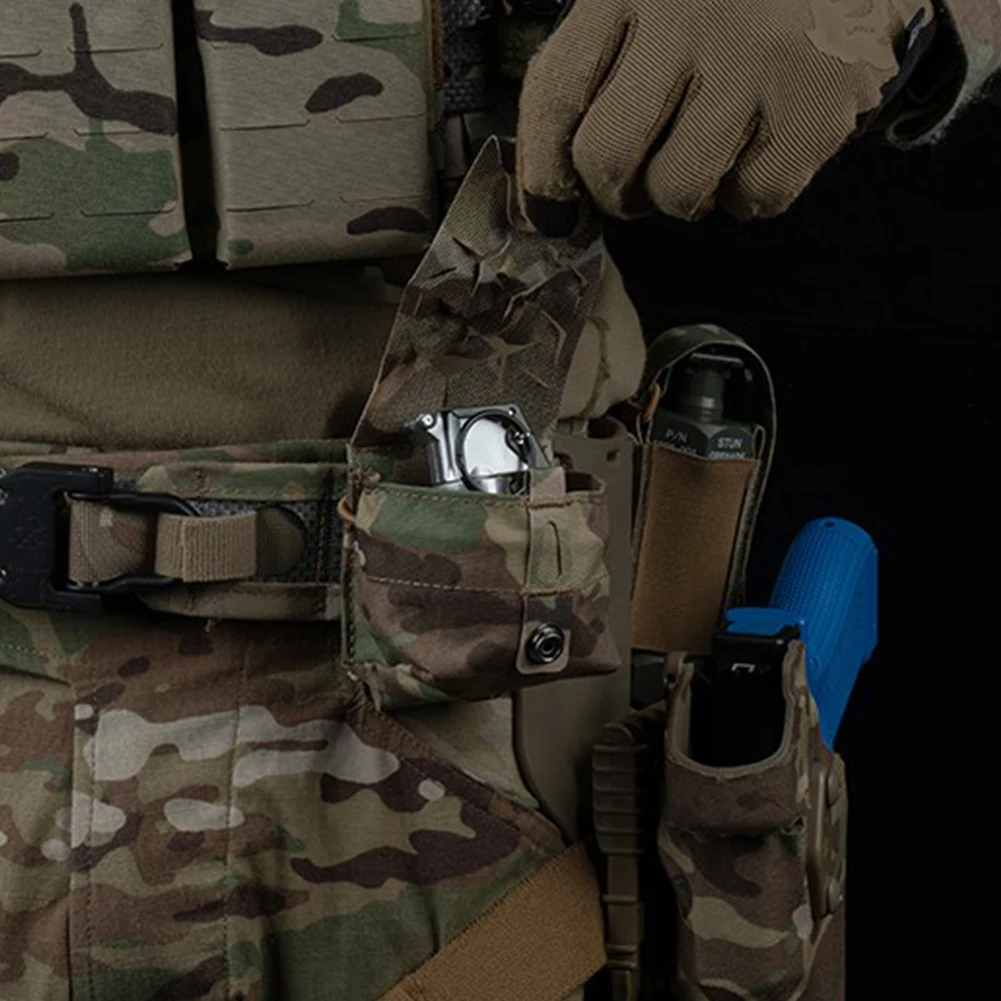 Mini SPUD Bag Multi-purpose Molle Storage Pack Lightweight Walkie Talkie Waist Pack Quick Release Outdoor Activities Props