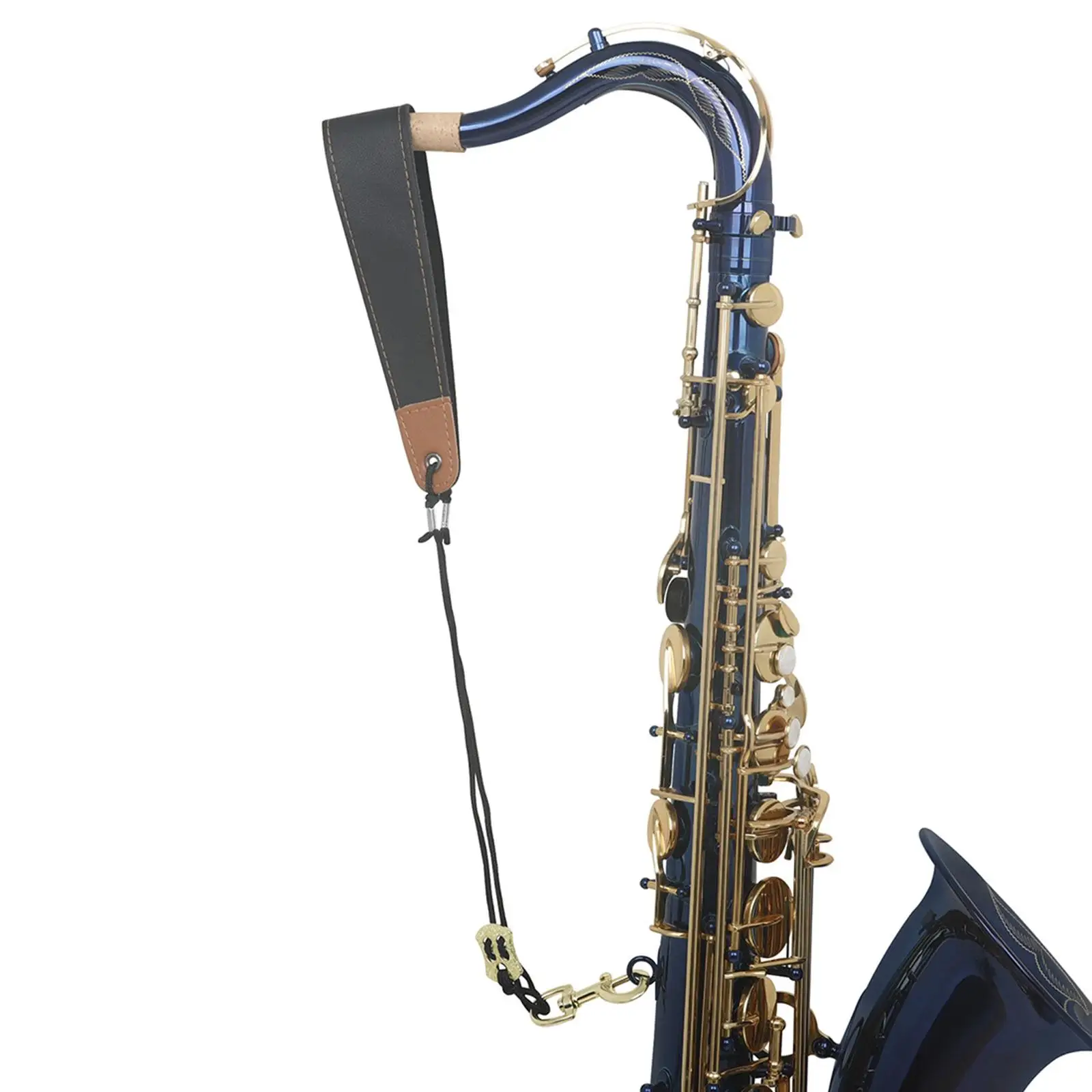 

Saxophone Neck Strap Easily Disassemble with Metal Hook for Alto Tenor Sax