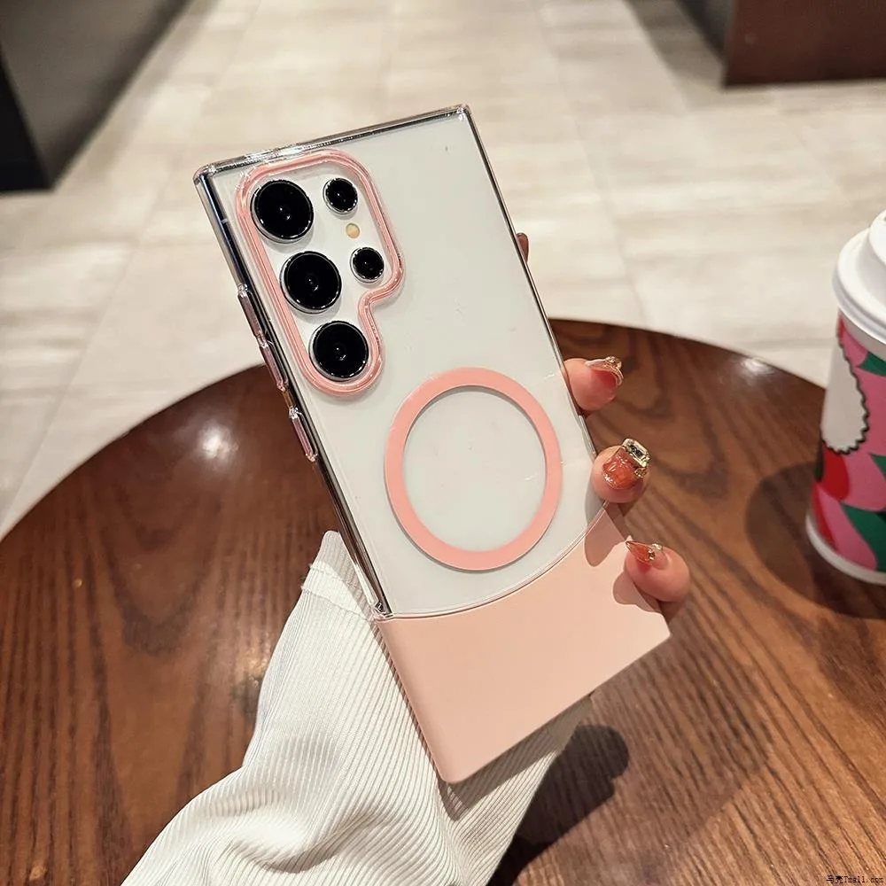 حافظة هاتف رفيعة للغاية 2 في 1 MagSafe لهاتف Galax...