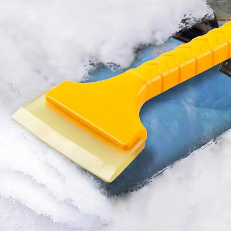 Car Glass Ice Scrapers Handheld Window Snow Removal Shovel for Vehicle Long Handle Ice Scrapers for Truck SUV RV Convertible Car