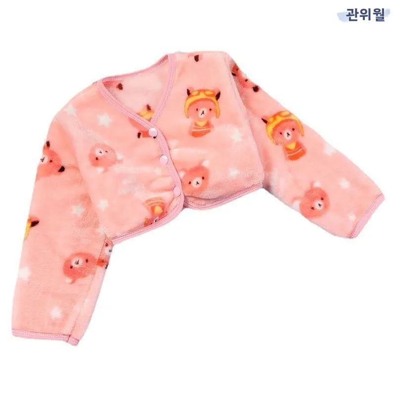 잠자는 동안 보온성을 유지하는 두꺼운 어깨 보호대 겨울 어린이 조끼 어깨 및 목 감기 예방