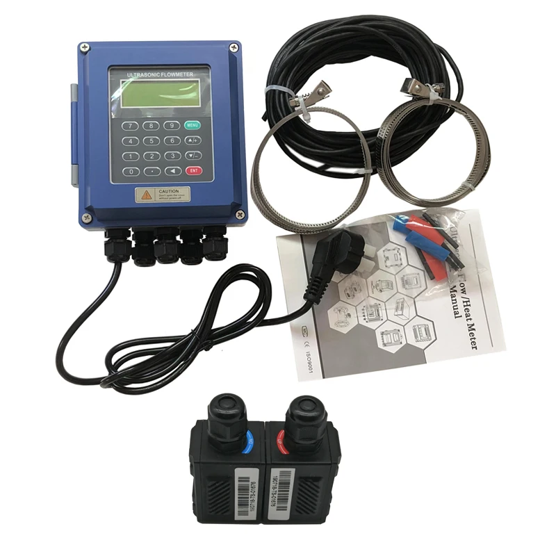 TUF-2000B Ultrasonic Liquid Flowmeters TS-2 TM-1 TL-1 (DN15-6000mm) Wall-Mounted Type RS485 Communication and ModBus Protocol