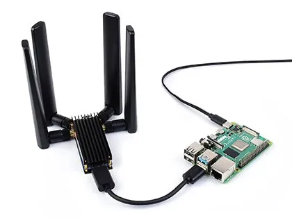 Expansão Chave, Módulo Dongle 5G, 4 Antenas,