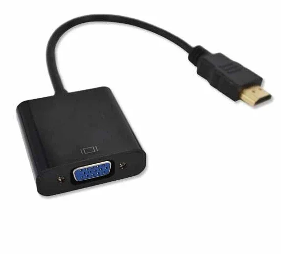 HD 1080P HDMI-compatible Male To VGA Female Cable Digital To Analog Converter Adapter For PC Laptop S03