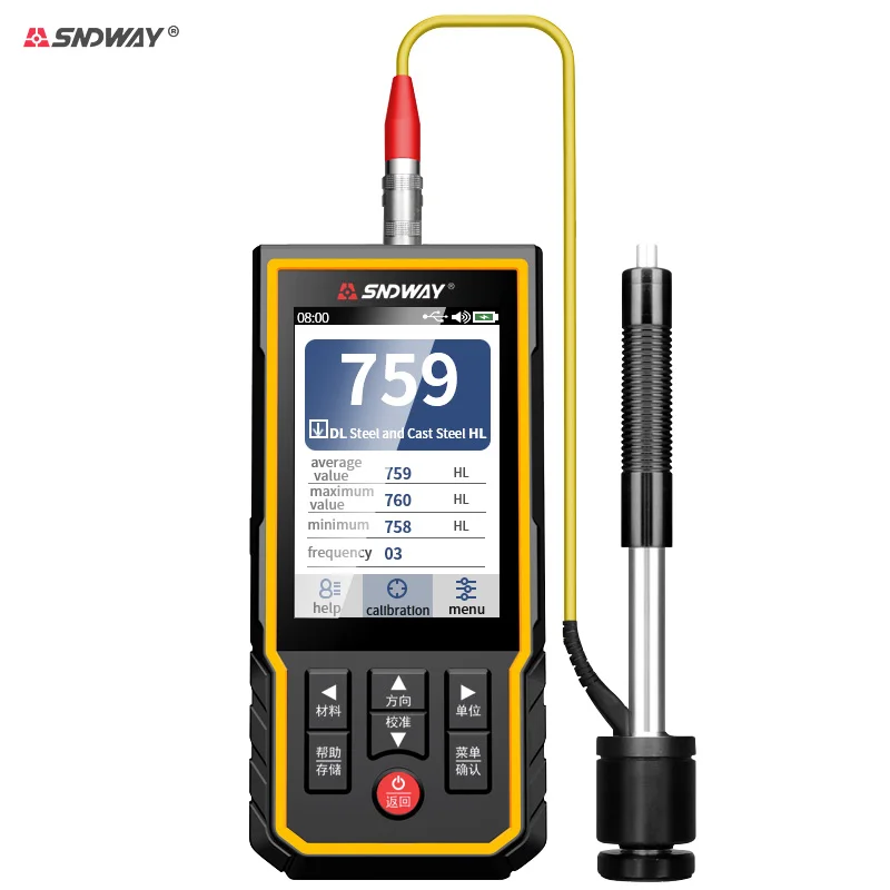 

SNDWAY Professional Hardness Tester SW-6210 SW-6220 SW6230 Split Industrial Metal Durometer HL HB HRB HRC HRA HV HS Gold Gauge