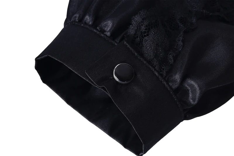 Abnehmbarer, gerüschter Spitzen-Fälschungskragen, Lolita-Krawatte, Schalkragen, Handgelenksmanschetten, geschichteter Halskragen, Krawatte, Clown, Cosplay-Ornamente – Detail 28