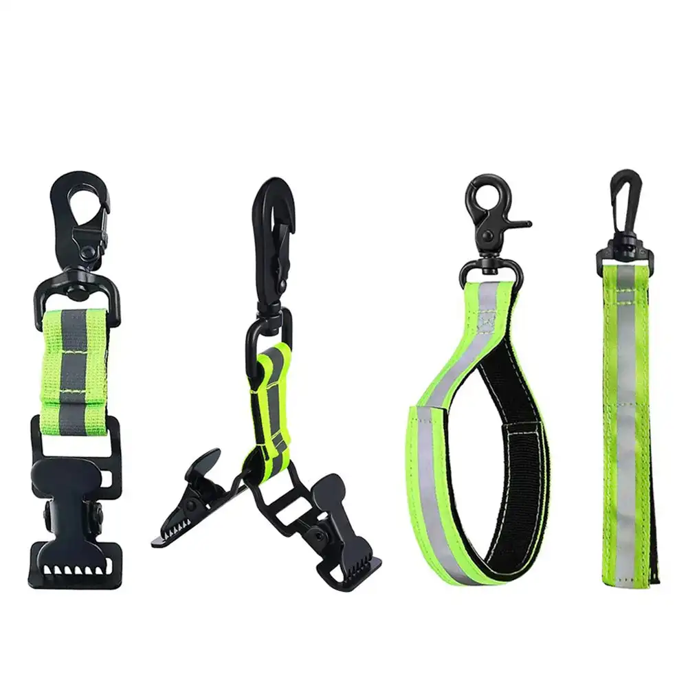 Firefighter Glove Strap Turnout Gear Outdoor Tool Heavy Duty Portable Firefighter Work Glove Holder for Welding Gloves Supplies