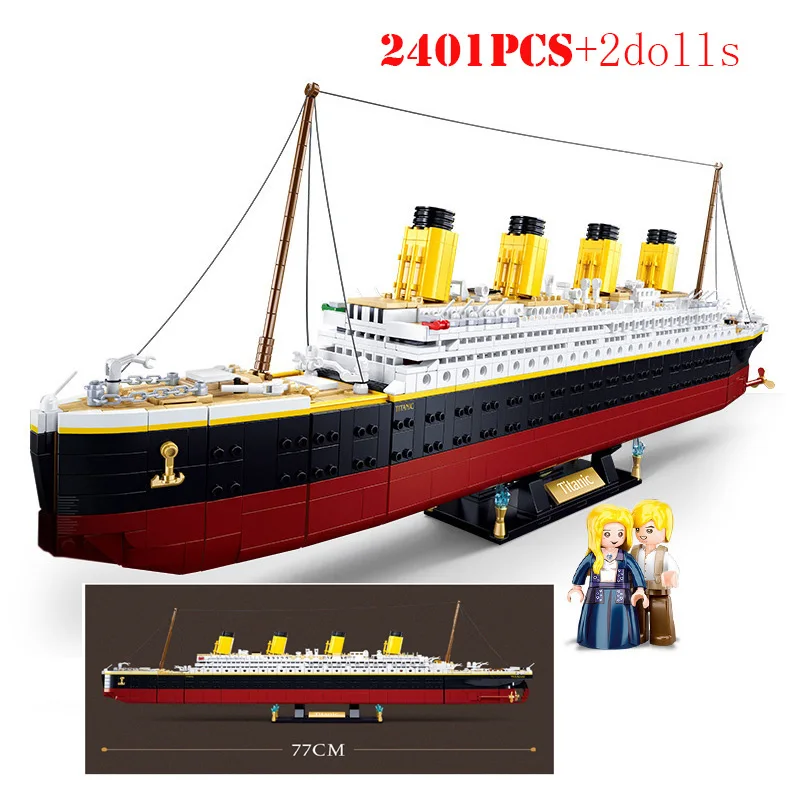 Building Blocks Compatible Lego Titanic, Lego Titanic Float