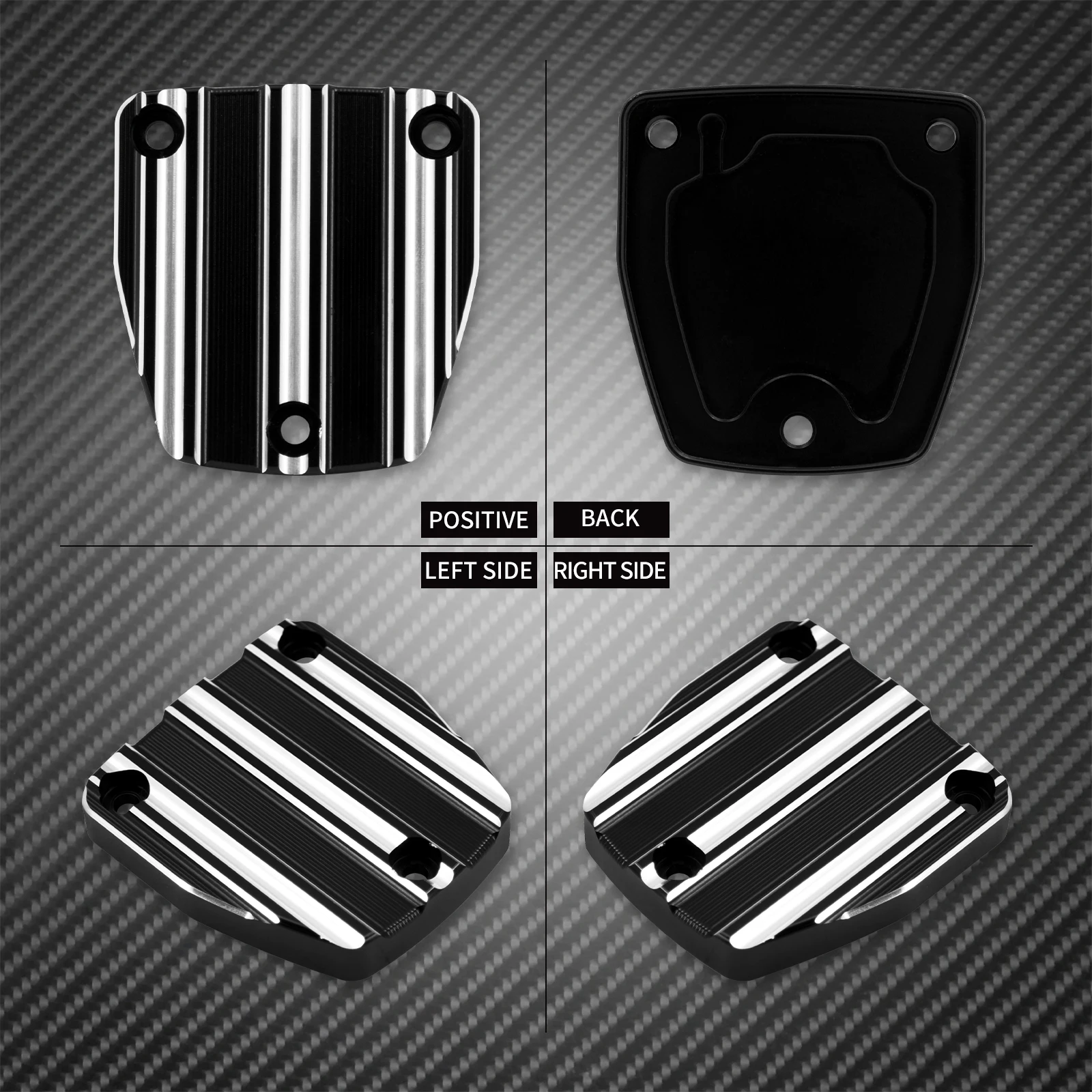 Motorcycle CNC Front Master Cylinder Brake Cover Aluminum Black Chrome For Harley Nightster RH975 Special RH975S
