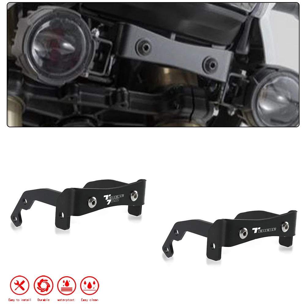 

Motorcycle For Yamaha Tenere 700 Rally 2019-2024 X690Z XTZ690 Tenere700 Auxiliary Light Backet Mount Holder Fog Lamp Bracket