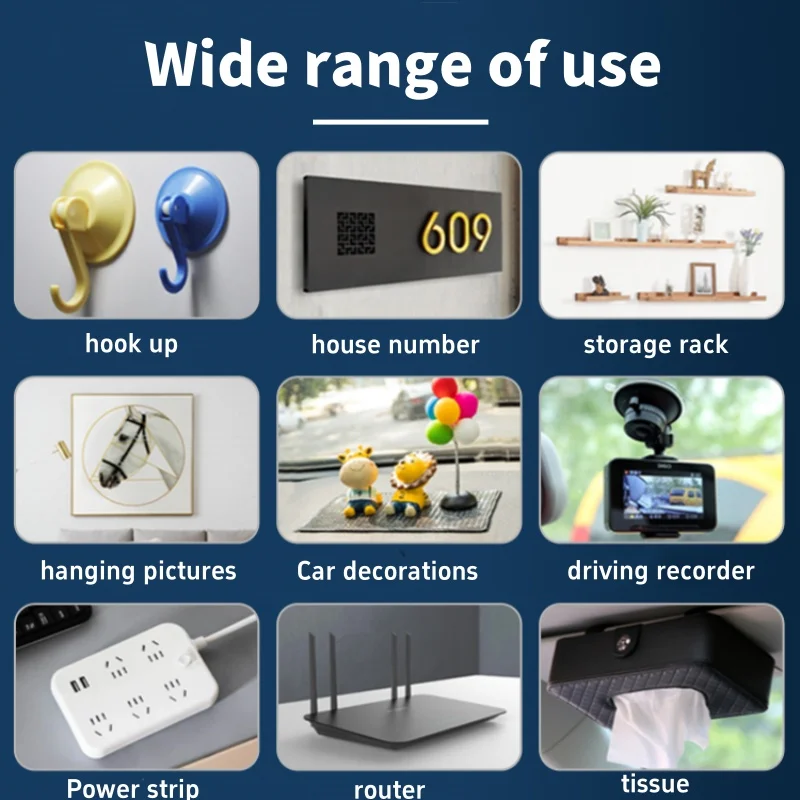 Double sided adhesive tape No Traces Transparent Nano Tape Waterproof Wall Stickers Reusable Household Products Adhesives