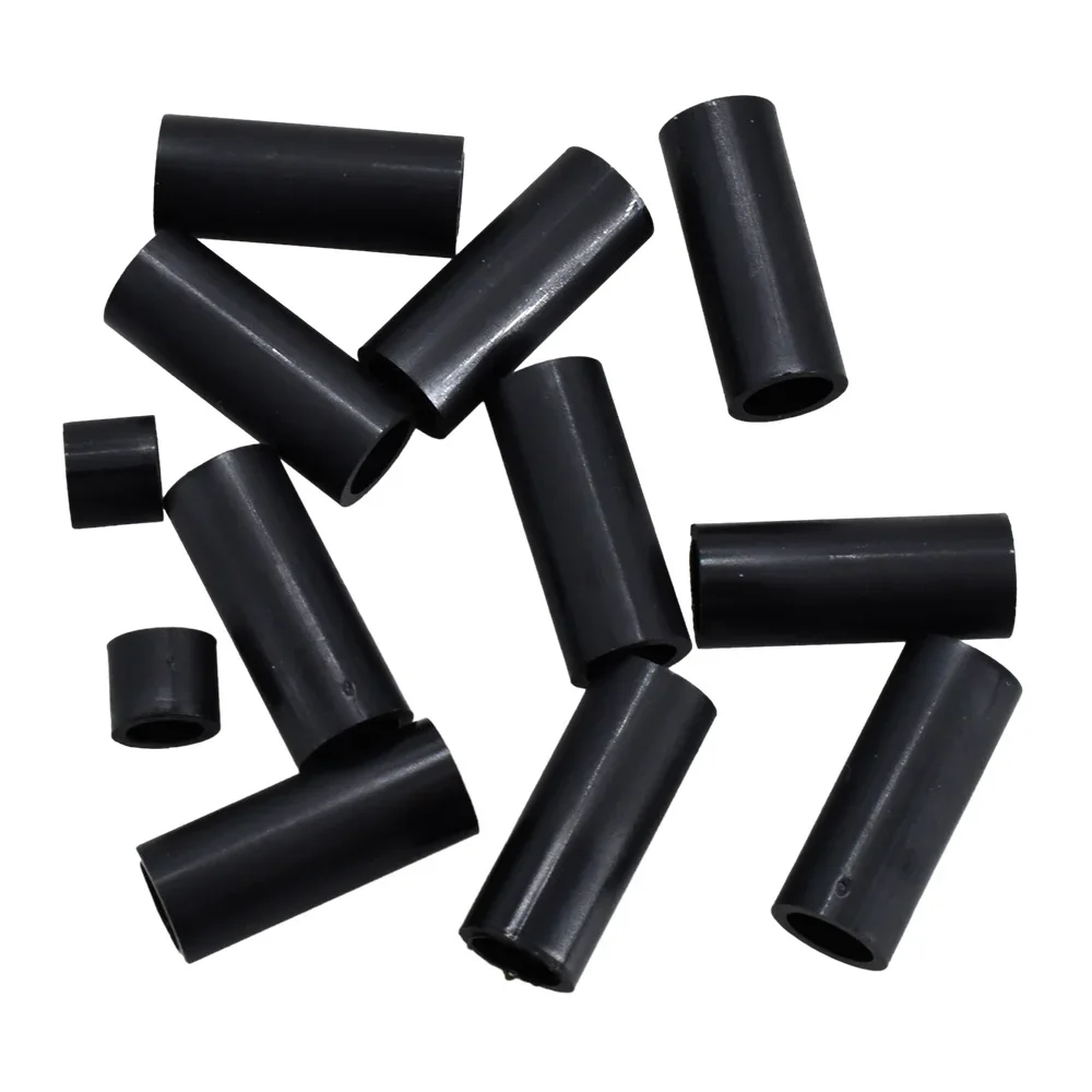 Hollow Standoff Washer Black ABS Non-Threaded Hollow Nylon Spacers Round M3 M4 M5 M6 M8 M10 PCB Support TV Install Column Pillar